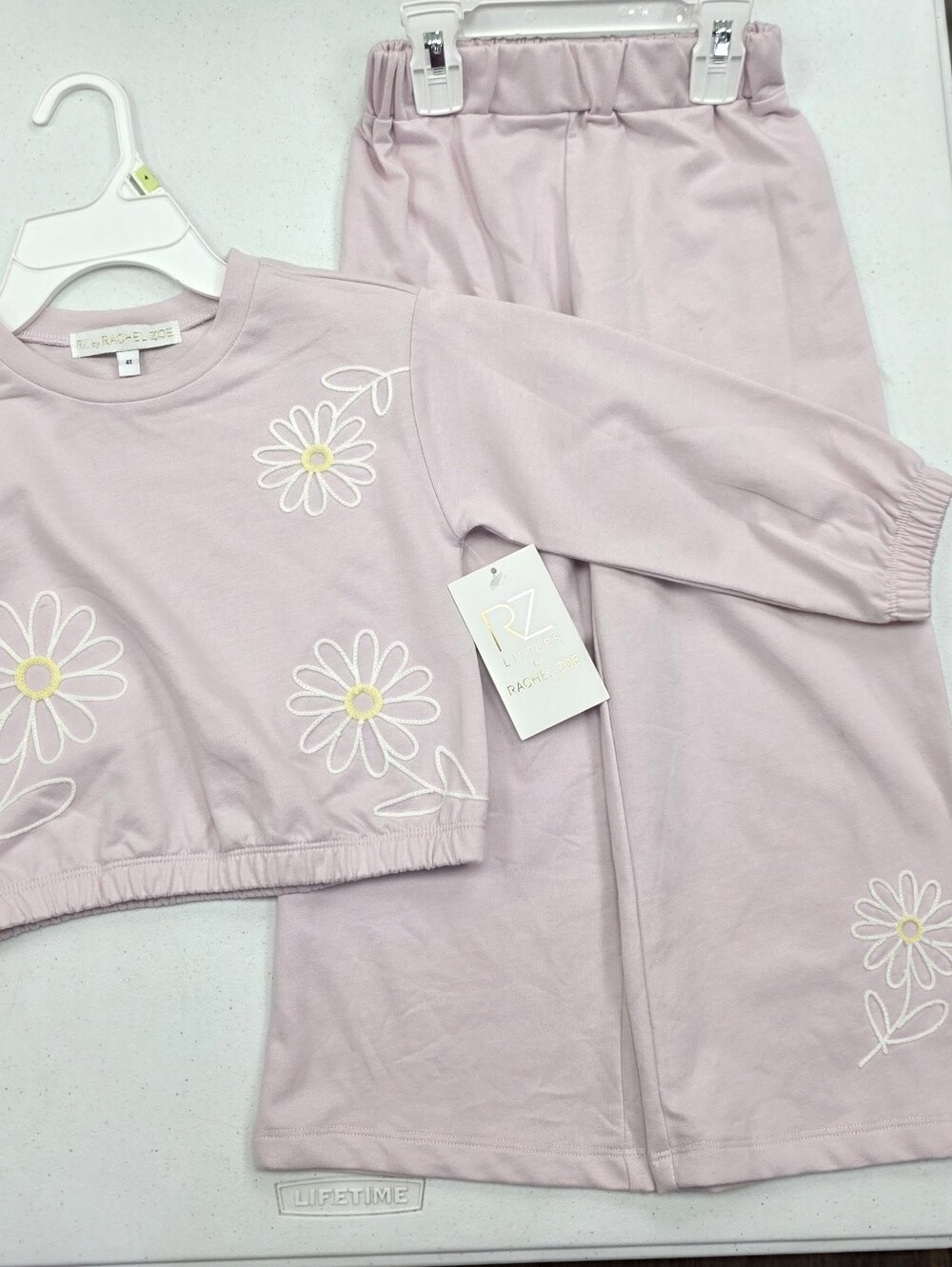 Rachel Zoe Lilac Pink Crewneck Top